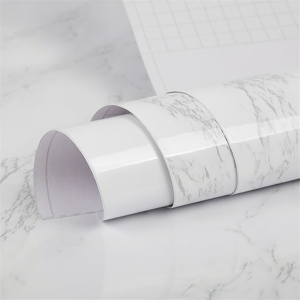 24"x3.3' Width Marble Contact Paper Wallpaper Self Adhesive Waterproof