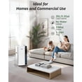 thumbnail image 3 of Humidifier Large Room, 5.3Gal/20L Warm & Cool Mist Humidifiers for Home 1500 sq ft, Whole House Humidifier, Humidifiers for Bedroom Home Plants Office Large Areas, White, 3 of 7