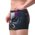 thumbnail image 2 of Xecao Modern Abstract Colorful Skull Print Men's Underwear Boxer Briefs Pack - Your ComfortSoft, Moisture-Wicking, and Breathable Choice for Men's Underwear-XX-Large, 2 of 5
