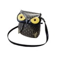 thumbnail image 2 of Bolso de hombro Fernando PU negro Bolso bandolera de búho lindo, 2 of 7