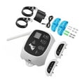 thumbnail image 4 of Animal Stop Barking Electronic IP67 Waterproof Adjustable Wireless Shock Collar Pet Electric Fence System Anti-bark Trainer 1-drag-2 US Plug, 4 of 8