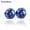 Royal Blue, variant on Unisex Fashion Elegant Sparkling Round Zircon Inlaid Ear Studs Earrings Jewelry