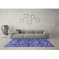 thumbnail image 3 of Ahgly Company Indoor Rectangle Persian Blue Traditional Area Rugs, 2' x 5', 3 of 4
