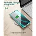 thumbnail image 6 of SURITCH Clear Case for Samsung Galaxy Note 20 Ultra,[Built-in Screen Protector] Full Body Protection Bumper Shockproof Rugged Protective Phone Cover,Green, 6 of 6