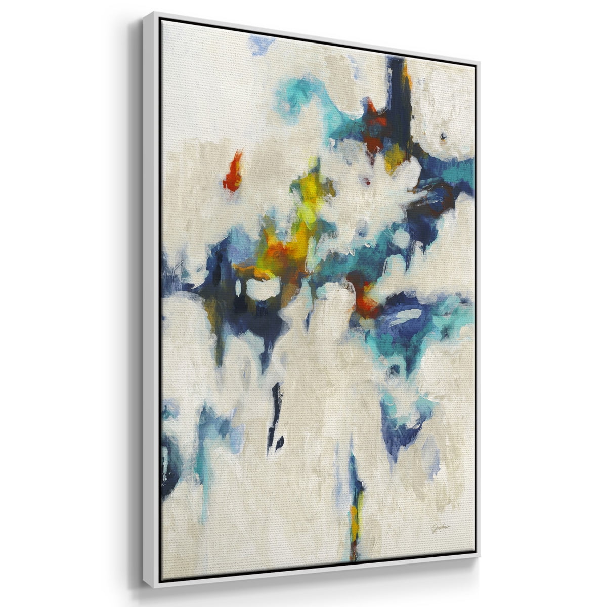 Find & Seek Framed Premium Gallery Wrapped Canvas - Ready to Hang - 25 x 37 - White Floating Frame