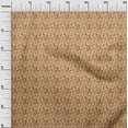 thumbnail image 3 of oneOone Georgette Viscose Yellow Fabric Floral Craft Projects Decor Fabric Printed By The Yard 42 Inch Wide, 3 of 5