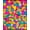 Multicolor, Pattern 3, variant on Design&I 8'x10' Washable Area Rug Snag-Free Geometric Patchwork Interlocking Block Patterned Multi Multicolor for Dining Room, Large Office, Lounge