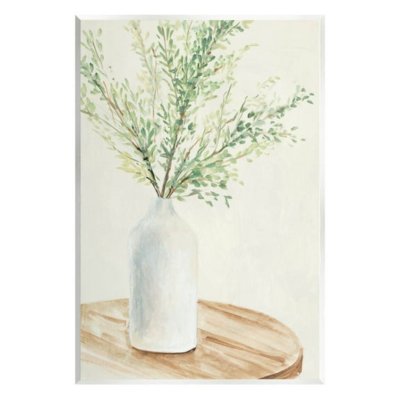 Stupell Industries Tranquil Botanical Still Life Painting Unframed Art Print Wall Art, Design by Lanie Loreth