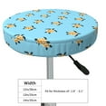 thumbnail image 4 of Bingfone Sea Turtle Padded Round Bar Stool Cover Cushion with Elastic Fabric Round Chair Seat - Sea Turtle, 4 of 7