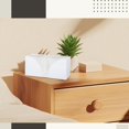 thumbnail image 4 of 2 Paquetes Dispensador de Toallas de Papel para encimera, Dispensador Toallas de Papel Tri Fold para Baño Cocina (Blanco), 4 of 4