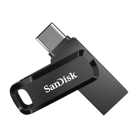 SanDisk Ultra Dual Drive Go - USB flash drive - 128 GB - USB 3.2 Gen 1 / USB-C - black