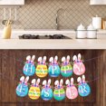 thumbnail image 4 of Pancarta de Pascua feliz, pancarta colorida de Pascua, guirnalda, bandera de huevo de Pascua Abanopi Multicolor, 4 of 7