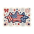 thumbnail image 2 of Beautynvta Patriotic Star & Fireworks Doormat, Thick Non-Slip Absorbent Rug for 4th of July Independence Day Bathroom, Entrance and Kitchen Decor, 23.6x15.7 Inch, 2 of 6