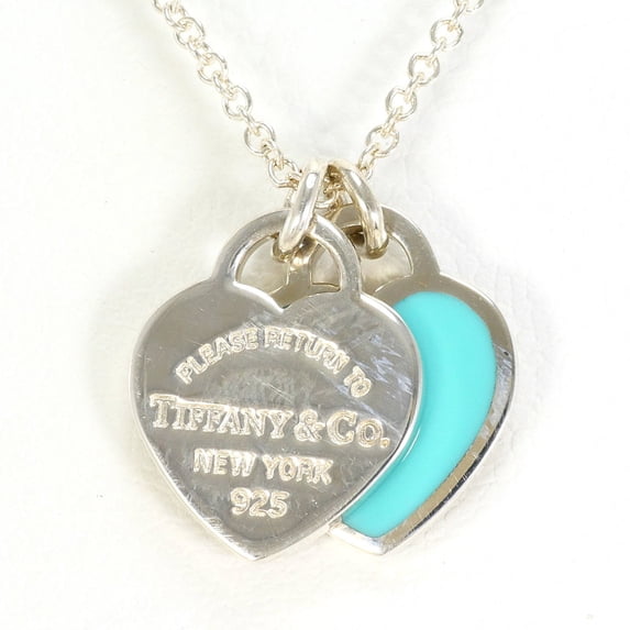 Pre-Owned Tiffany & Co. 925 Sterling Silver Necklace, Approx. 16.5 inches (40cm), Total Weight:...