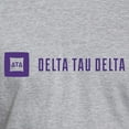 thumbnail image 3 of CafePress - Delta Tau Delta Purple Signature T Shirt - Fitted T-Shirt, Vintage Fit Soft Cotton Tee, 3 of 4