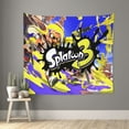 thumbnail image 2 of Splatoon Wall Tapestry Cartoon Poster Wall Hanging Tapestry for College Dorm Living Room Bedroom Decoration 60x51 Inch, 2 of 7