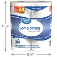 Great Value Soft & Strong Premium Toilet Paper, 6 Mega Rolls