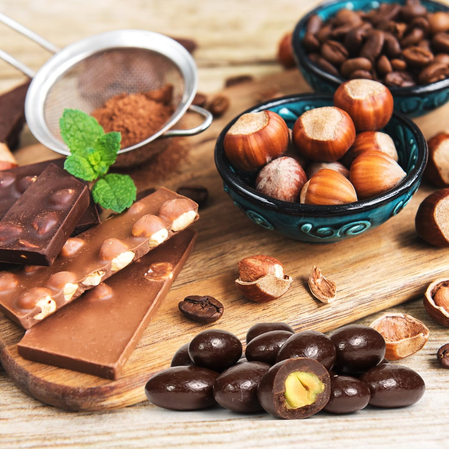 Dark Chocolate Covered Pistachio by It's Delish, 2 lbs Bulk Bag  Chocolate Candy Nuts Bulk Pistachios Chocolates Sweet & Crunchy Nut Snack  Vegan, Kosher