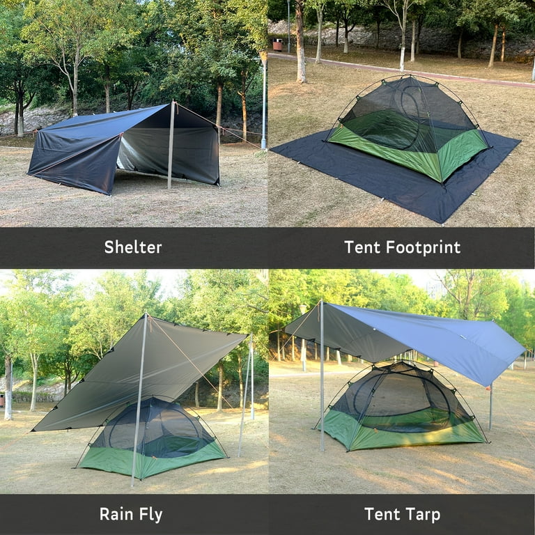 Tesleader Waterproof Camping Tarp for Tent, Ultralight