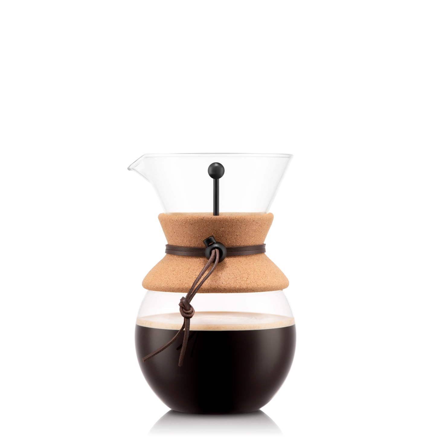 Bodum Pour Over Coffee Maker 8 Cup, Double Wall Cork