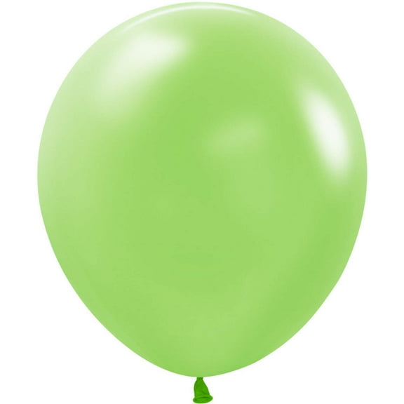 18 inch Sempertex Neon Green Latex Balloons (25 Pack) - Party Supplies Decorations