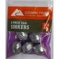 thumbnail image 2 of (4 pack) Ozark Trail Egg Sinker Fishing Weights, 3/4 oz, 5 Count, 2 of 4