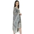 thumbnail image 3 of Moomaya Printed Kaftan For Womens Short Loose Kimono Beach Evening Loungewear Dress, 3 of 7