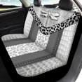 thumbnail image 4 of Uourmeti Dragonfly Leopard Car Seat Covers 3 PCS, Car Seat Covers Full Set Polyester Breathable Easy Installation for Truck Sedans SUV, 4 of 10