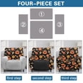 thumbnail image 6 of Kuiaobaty Pumpkin Flower Print Recliner Chair Cover that Stay in Place Mushroom Thick Reclining Sofa Slipcover Soft Recliner Couch Cover Reclining Slipcover with Side Pocket for Pets, 6 of 8