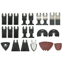 EPOTOOR Oscillating Tool Accessories Kit Universal Metal Multi Saw Blades 40 Pcs