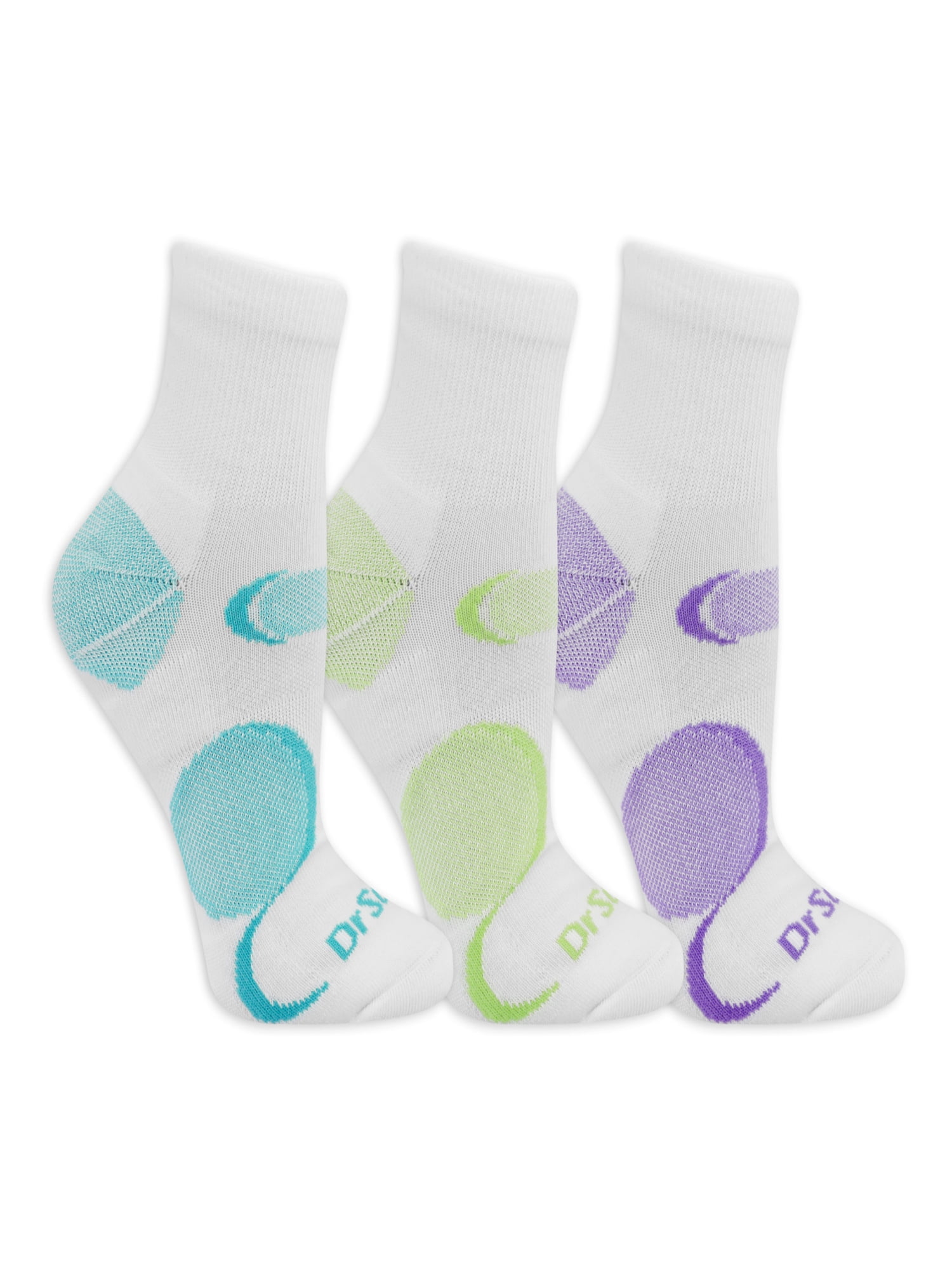 Dr. Scholl’s Women’s Ankle Performance  Socks, 3 Pack