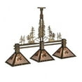 thumbnail image 7 of Meyda 152313 45 in. Winter Pine Tall Pines 3 Light Island Pendant, Antique Copper & Silver Mica, 7 of 7