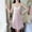 Pink, variant on Plus Size Nightgowns for Women Silk Nightdress V Neck Lingerie Sleepwear Adjustable Spaghetti Strap Short Negligee Chemise Pink L