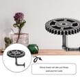 thumbnail image 4 of MasteelfCA 1pc Industrial Style Iron Pipe Rack Bracket Vintage Gear Design Wall Bracket, 4 of 8