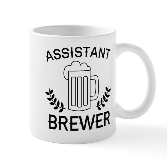 CafePress - Assistant Brewer - 11 oz Ceramic Mug - Novelty Coffee Tea Cup