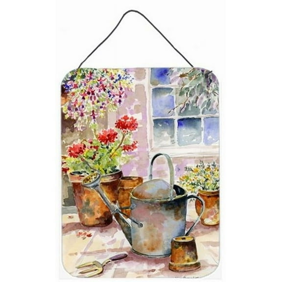 Watering Can Flowers Wall or Door Hanging Prints