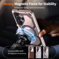 thumbnail image 5 of Dteck Magnetic Case for Samsung Galaxy S25 Ultra,Shockproof TPU+PC Ring Holder Case Compatible with Mag Safe Military Drop Protection Kickstand Back Cover,Rosegold, 5 of 7