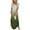Green, variant on SMihono Summer Boho Maxi Dress for Women Plus Size Women's Maxi Dresses Summer Casual Cross Rounk Neck Short Sleeve Slit Vacation Beach Long Dress Beach Swing Sundress