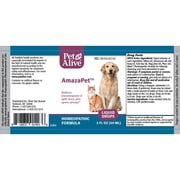 PetAlive AmazaPet Liquid Drops for Dog & Cat Respiratory Health - Naturally Promotes Respiratory Function in Pets, Supports Seasonal Allergies & Easy