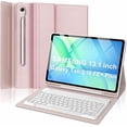 thumbnail image 1 of Funda con Teclado Bluetooth para Galaxy Tab S10 FE+ 13.1", Rosa, 1 of 9