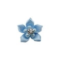 thumbnail image 5 of Offray Accessories, Light Blue, 3/4 inch 5 Petal Gem Flower, 6 count, 1 Package, 5 of 7