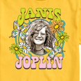 thumbnail image 3 of Janis Joplin - Butterfly And Flowers - Men's Short Sleeve Graphic T-Shirt, 3 of 5