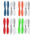 thumbnail image 1 of HobbyFlip Clear w/ Green Red Orange and Blue Propellers Compatible with Hubsan X4 H107D, 1 of 1