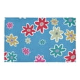 thumbnail image 2 of CADecor Floral Fabric Non-Slip Bath Rug Bath Mat Rug Doormat 30x18 inches, 2 of 3