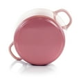 thumbnail image 4 of Crock-Pot Artisan 2 Piece 5 Quarts Enamled Cast Iron Dutch Oven in Blush Pink, 4 of 8