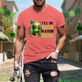 thumbnail image 4 of Ankishi Men's St Patrick's Day T-Shirt I'll Be Irish in A Few Beers Crewneck Short Sleeve Casual Tee for Leisure, 4 of 8