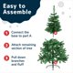thumbnail image 5 of Árbol de Navidad Prextex Premium de 4 pies con 320 puntas, 5 of 7
