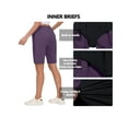 thumbnail image 5 of Little Donkey Andy Women's Lightweight Breathable Hiking Shorts, Quick-Dry Golf Shorts with Zipper Pockets, Air-Holes Tech Purple Magic Heather XL, 5 of 7