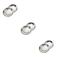 thumbnail image 4 of Ounissouiy Stainless Steel Round Dinner Plate Dish Small Plates, Holder Disc Dish 18cm Steel Stainless Small Non-Magnetic 22cm. Plate Type1, 4 of 6