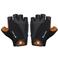 thumbnail image 4 of WEST BIKING Shock-Absorbing Anti-Slip Half-Finger Cycling Gloves with Reflective Strips, Breathable Microfiber, 3D Padding, Adjustable Wrist Strap, Size M (9cm Palm Width), 4 of 6